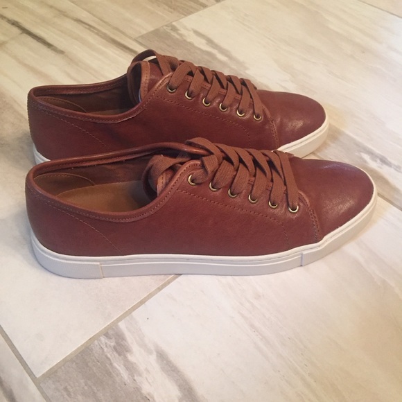 Frye Whiskey Nubuck Leather Low Lace Sneakers - Picture 3 of 8